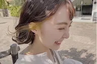 ちらっと見えるのが可愛い💖ブリーチインナーカラー+トレンドカラー💛✨