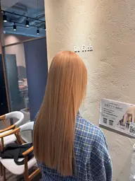 【傷ませないブリーチ😌】カット+FIBREPLEXブリーチ+カラー+ベースTr