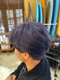 メンズクリエイティブカット＋ブリーチ＋オンカラー‼️👨