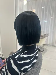 【髪質改善】カット＋アドミオカラー＋アルカリ酸熱トリートメント　¥16000