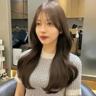 【人気No. 1】韓国カット🇰🇷＋透明感カラー🩷＋高保湿トリートメント✨＋コテ巻き仕上げ/顔まわりカット