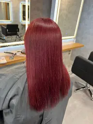 ❤️暖色したい方向け❤️ワンカラー＋クイック髪質改善トリートメント＋巻きorストレート仕上げ⭐️