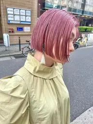 🌈 ブリーチカラー + アミノリペアトリートメント