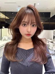 【初回(当日)限定】✨小顔カット+高保湿トリートメント✨