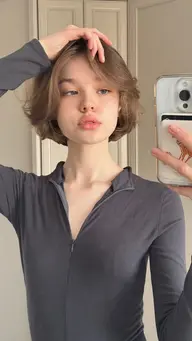 【カット】流行を先取り✨✨流行りのフレンチボブ🦋🌷🌈🍬