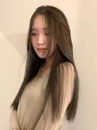 カット＋ブリーチなしダブルカラー＋4stepトリートメント