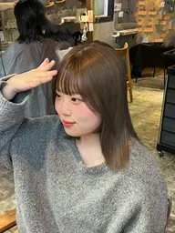 【ミニモ学割50%off‼️】 うる艶color🩰(選べる卵殻膜トリートメント付🧴)🫧