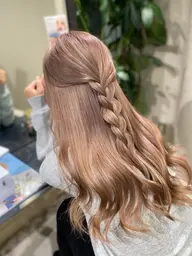 【❤︎ダブルカラー❤︎】🌸💘ケアブリーチ＋ケアカラー＋ケアトリートメント💘🌸