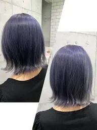 🌈ブリーチ施術🌈カット無料+ケアカラー+フルケアブリーチ 13000円☆ミルクティー、ブルー、パープル系etc