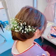 🎓袴着付+ヘアアレンジ👧