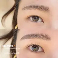 【ハリウッドブロウ×パリジェンヌset🪞🤍】¥12000