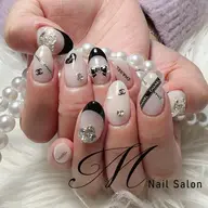 【初回オフ無料ケア込】プラチナ10本持ち込みデザイン・120分アートし放題🩵🩷🩵