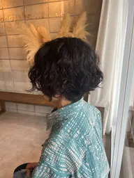 🧁カット+パーマ+『超音波』髪質改善トリートメント