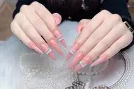 10本長さだし ワンカラーorラメグラデーション