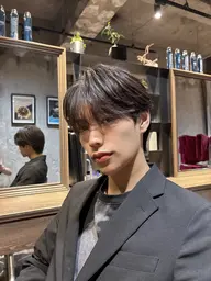 【大人気韓国風ヘアを再現】メンズカット＋ニュアンスパーマ＋ダウンパーマ