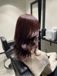 髪質改善カラー+零秒女髪トリートメント(ロング料金+1000円~)