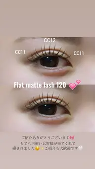 【定番🎀】フラットラッシュ120本🎀(オフ込み)