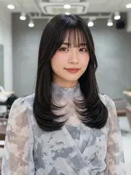 【くびれ感✨】韓国風レイヤーカット