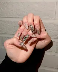 ［スカルプ・ネイルチップ］デザイン・ネイルし放題　パラジェルベース使用！カラー・パーツ1部無料！新規:オフ無料