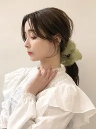 オルチャン風✨✨　顔まわり後毛カット