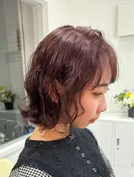 ‪【ボブを可愛く✨カットボブパーマ】