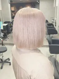 ダブルブリーチ➕オンカラー➕トリートメント