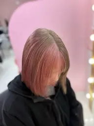 【🫧🎀リピーター様2回目限定🎀🫧】根元リタッチ(ケアブリーチ)➕カラー➕髪質改善トリートメント