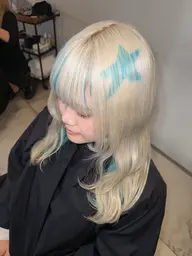 【U24】ブリーチ込デザインカラー+TR˙˚∘⊹🦋⊹∘˚˙