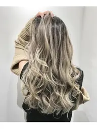 外国人風グラデーションカラー+似合わせカット+ 低刺激カラー+ 1stepトリートメント23500→14000