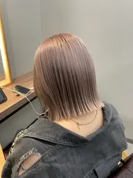 【ケアしながらハイトーン✨】🧡ブリーチリタッチ+美髪カラー🧡