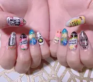 痛ネイル〔二次元アート〕の盛り放題💝22000 ※予めやりたい画像とコンセントの穴に爪を並べた写真を送って下さい