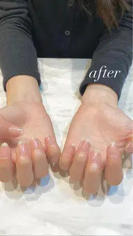 nail💅🏼オフのみ🪞⚠️埋めつくし、スカルプ（長さ出し）のネイルオフは別途＋￥2200ケア＋1870