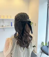 お呼ばれヘアセット♡
