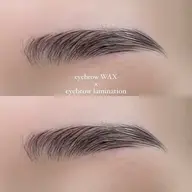 アイブロウワックス×ラミネーション