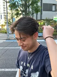 『メンズ限定 曲がる縮毛矯正』カット+ナチュラル縮毛矯正❤️🔥❤️🔥