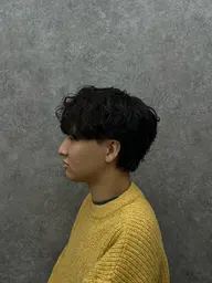 【❤️‍🔥限定40％オフ❤️‍🔥】【⚡️トレンドパーマ⚡️】カット+シャドウパーマ　#メンズカット#メンズパーマ