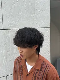 (ふわっとした緩めのパーマしたい方必見🔥)カット+シャドウパーマ