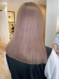 艶感カラー【ダメージ少ない薬剤使用】(ワンカラー/暗髪/就活/アッシュ/グレージュ/ラベンダー/ピンク/暖色/オリーブ)