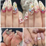 お好きななデザイン10本アート、ストーンし放題♪カラー860色以上、(3Dパッツは別途料金)¥8500フィルインオフ無料