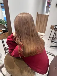 【✨️新しい自分に出会える日✨️】ブリーチ➕透明感カラー➕似合わせカット➕オージュアケア➕超音波アイロン付
