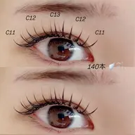 フラットラッシュ100本/ナチュラル華やか¥4,800