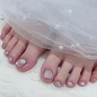 【foot🐾マグネットネイル】足元にもマグネットを💖