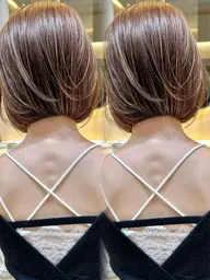 ✨『3月限定』✨【似合わせショートorボブカット+地毛風美髪縮毛矯正+3step髪質改善トリートメント】