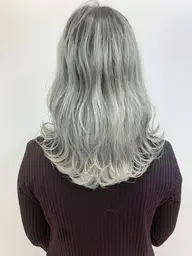 ★外国人風★ダブルカラー(ブリーチorハイライト+カラー)+トリートメント