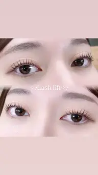 まつげパーマ《上》 [神楽坂]韓国風束感コーティング付き💕【土日メニュー】