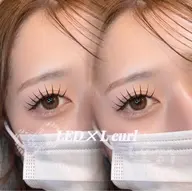 【4月限定🤍】【LED×束感eye】Lcurl flatlash 80本+coating🧁￥7500→￥5500