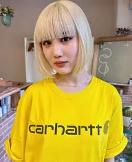 ミニモ学割🪽✨【リタッチブリーチ(幅3cm以内)➕カラー】