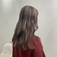 【デザインカラー】カット＋ハイライト＋透け感カラー