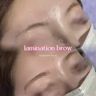 アイブロウWAX＆ラミネーションブロー＆眉毛カット✂️   施術後の保湿･仕上げのメイク付き♡