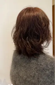 柔らかい動きパーマ